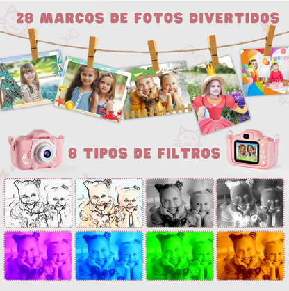 FotoKid - Conquista la Aventura con la Cámara Digital HD para Niños