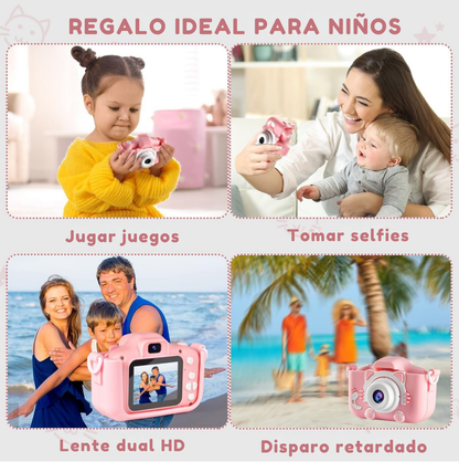 FotoKid - Conquista la Aventura con la Cámara Digital HD para Niños