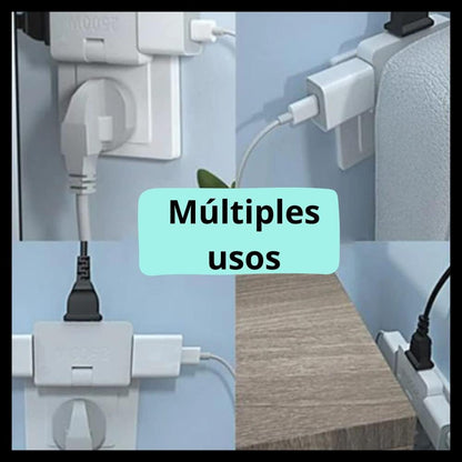 FlexPlug- Optimiza Tu Espacio con el Enchufe Giratorio de 180° (OFERTA LIMITADA 2X1)