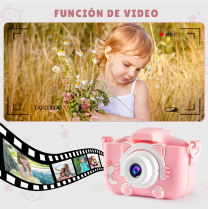 FotoKid - Conquista la Aventura con la Cámara Digital HD para Niños