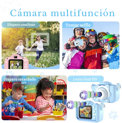 FotoKid - Conquista la Aventura con la Cámara Digital HD para Niños