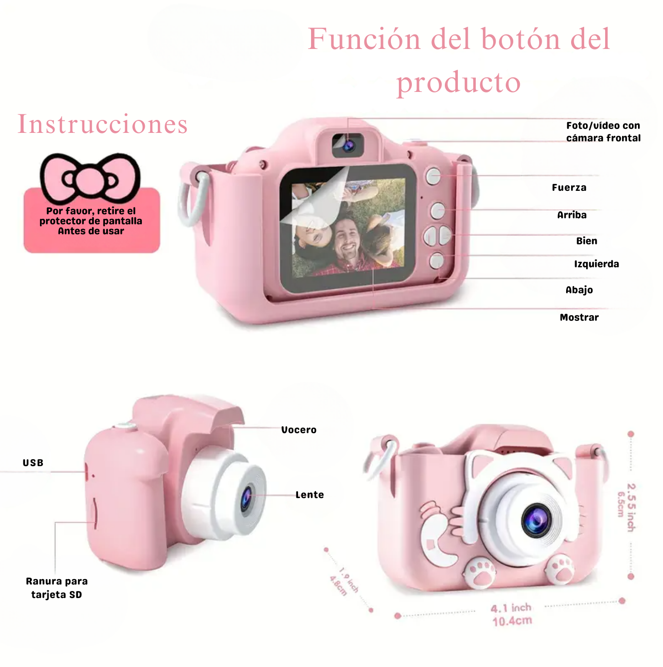 FotoKid - Conquista la Aventura con la Cámara Digital HD para Niños