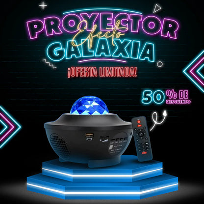 GalaxyVibes - Proyector de Estrellas y Sonidos (LIQUIDACIÓN POR CIERRE)