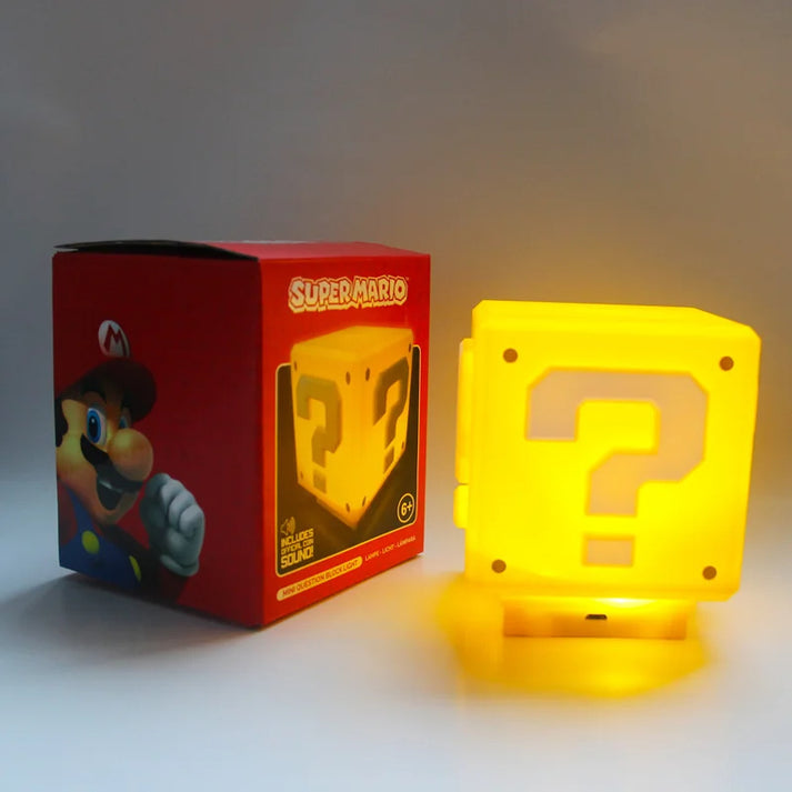 GlowBox- Lámpara aventura de Mario Bros. Con sonido